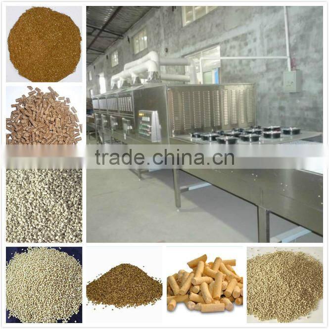 microwave dryer for feeding animal with high efficiency
