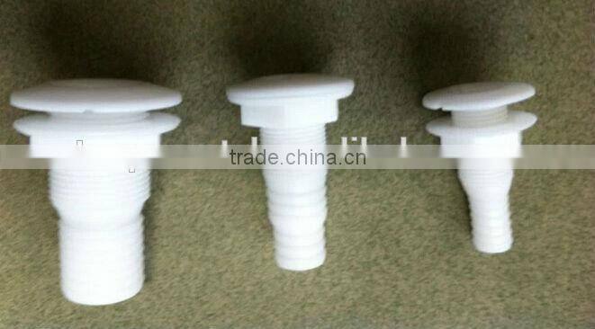 China boat thru hull bronze rudder port stainless steel marine yacht thru hull plastic nylon rudder port