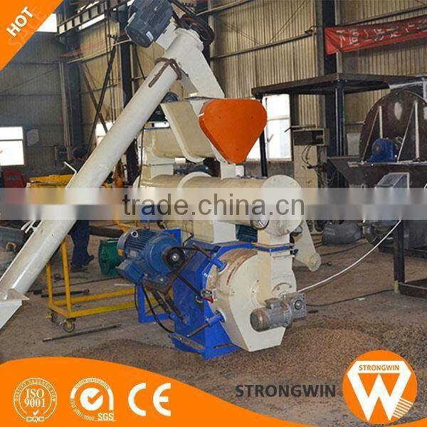 Hot sale Strongwin stainless steel 1t/h rabbit Ox sheep cattle feed pellet mill machine for sale