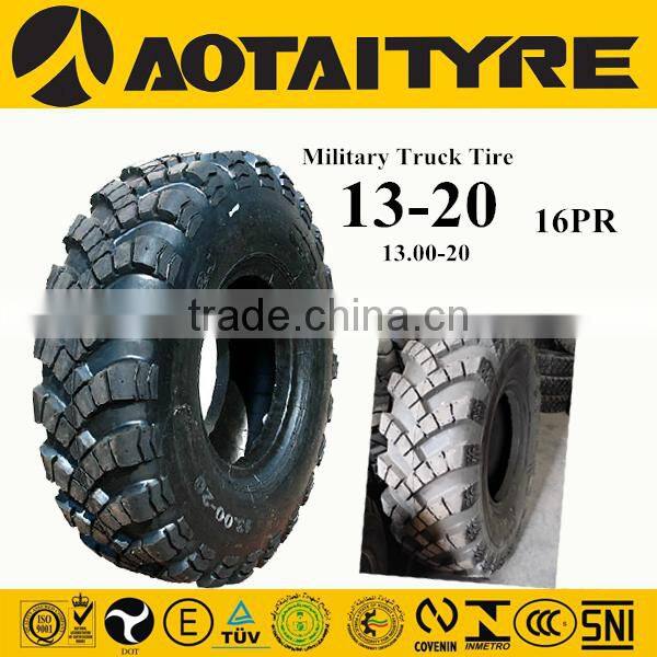 2016 New Tyre Military Truck Tire 13.00-20 13-20