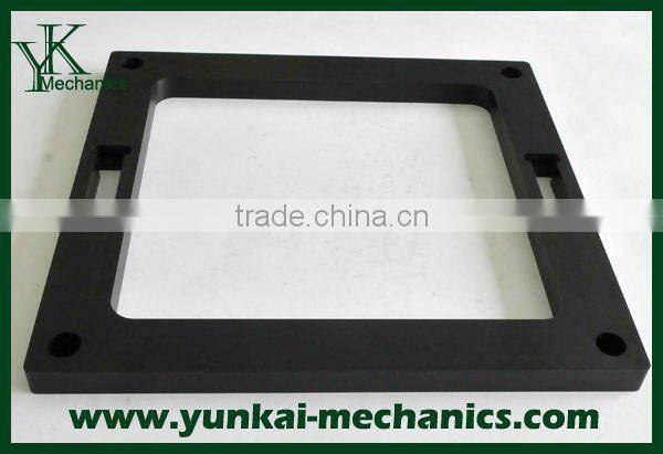 Plastic Machined parts, black POM CNC machining parts