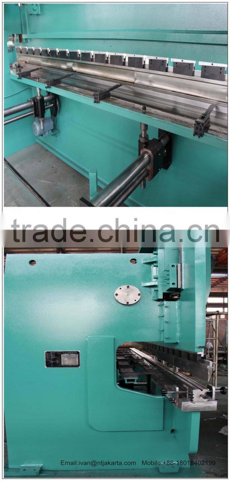 2015 NEW WC67Y-200T3200 hydrulic plate semi-automatic press brake bending machine manufacturer