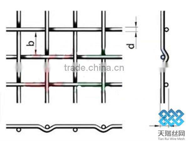 Crimped wire mesh made in China