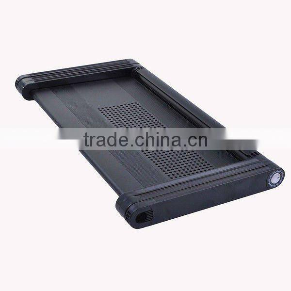 Adjustable Vented Portable Folding Aluminum Laptop Notebook PC Table Desk Tray