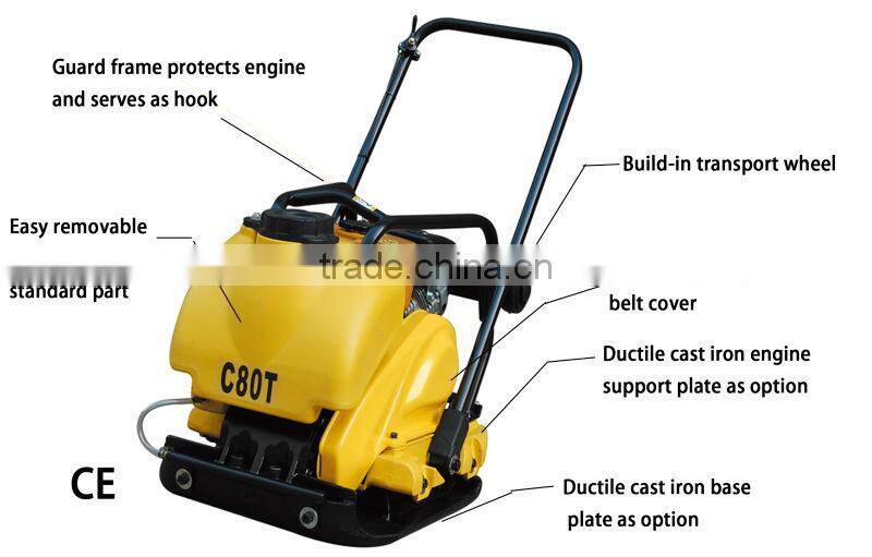 HC80T CE 85kg Petrol Forward vibtating Compactor with Honda Engine