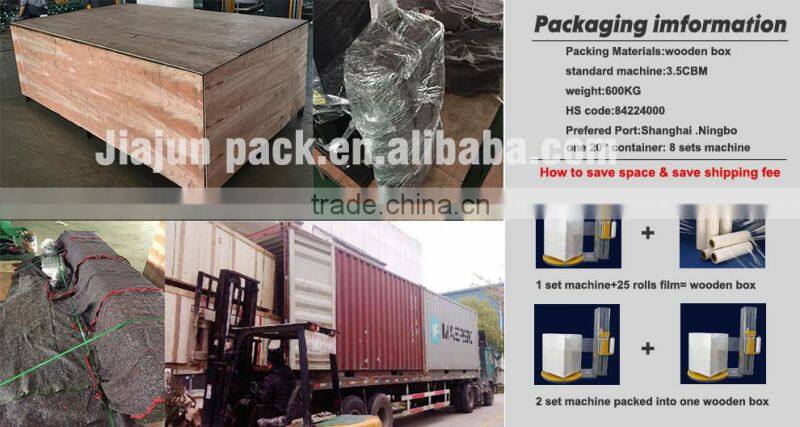 Pallet wrapping mchine