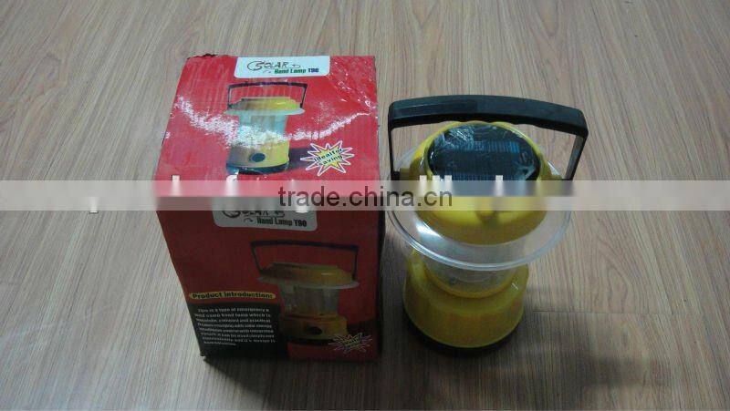 Portable Solar Panel Camping LED Light Lamp for Ebay Sale