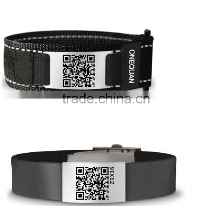 Wholesale cheap fashion silicone id bracelet