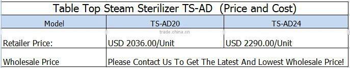 Bluestone Digital Display Table Top Automatic Autoclave Sterilizer