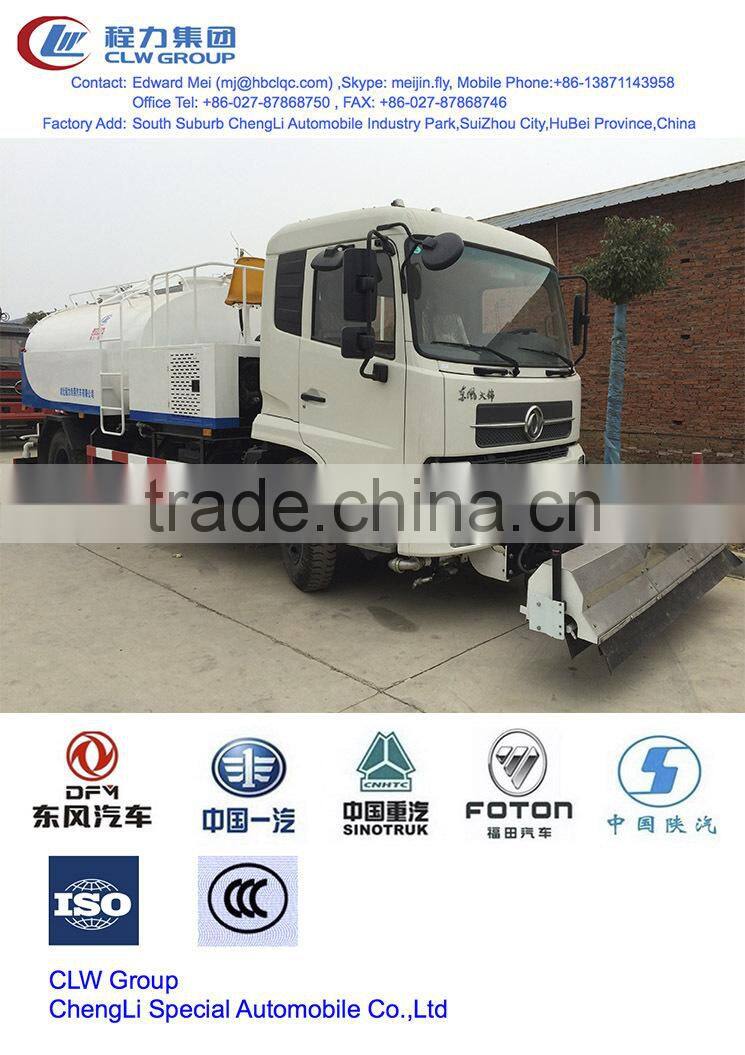 10000 liters road washing truck, 10 m3 jetting sweeper truck, 10000 liters jetting washer truck