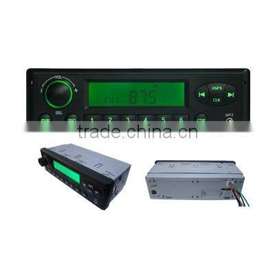 Single din classic band car stereo radio mp3 player