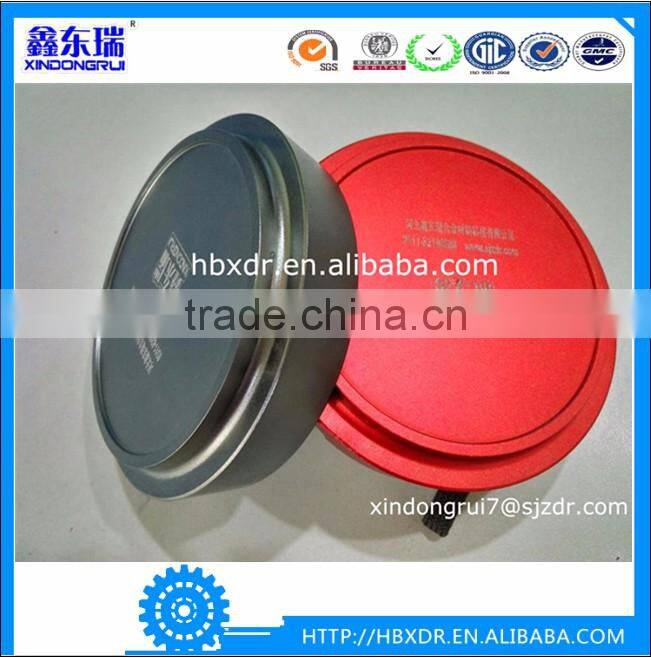 Supply aluminum ashtray with anodized finish