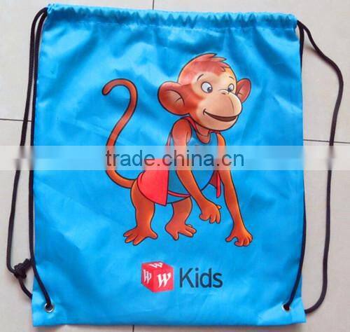 Wholesale polyester Drawstring Shopping Bags