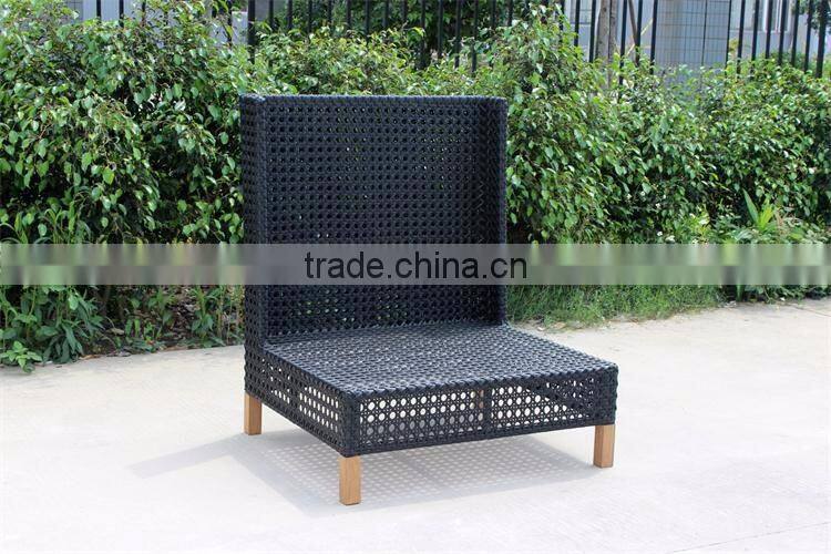 Cow eye weaving rattan armless chair