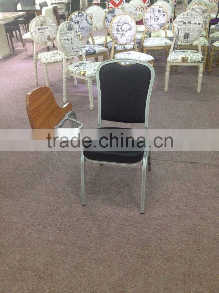 conference chair with a tablet/meeting room chair with wordpad