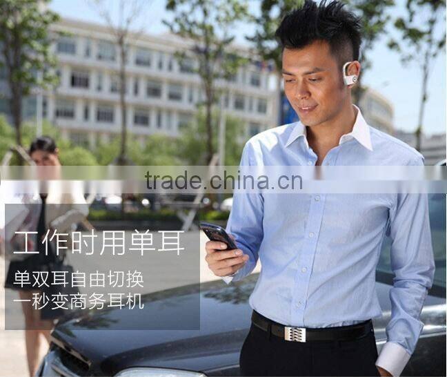 Newest Hook Style Hands Free Earphone High Quality Wireless HIFI Stereo Bluetooth Headset