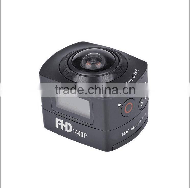 Multifunctional Full HD 360 Degree VR Sports Video Camera Wifi Waterproof Mini Outdoor Portable Vitual Reality Sports Camera