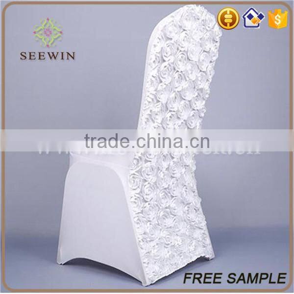 wholesale rosette spandex elastic chair cover