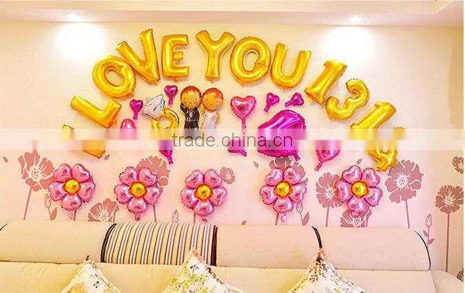 set wholesale wedding foil balloon