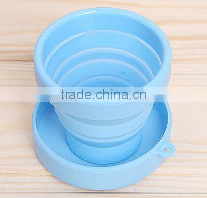 Supply fashion creative travel portable telescopic motion cup / folding cup