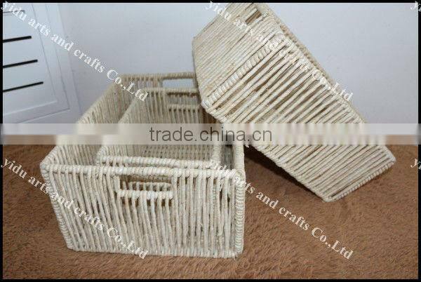 factory direct sales woven storage basket design