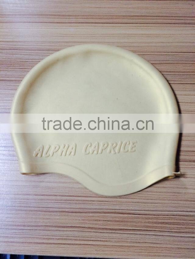 Simple Design swimming cap fashion all-match waterproof tensile silicone swimming cap