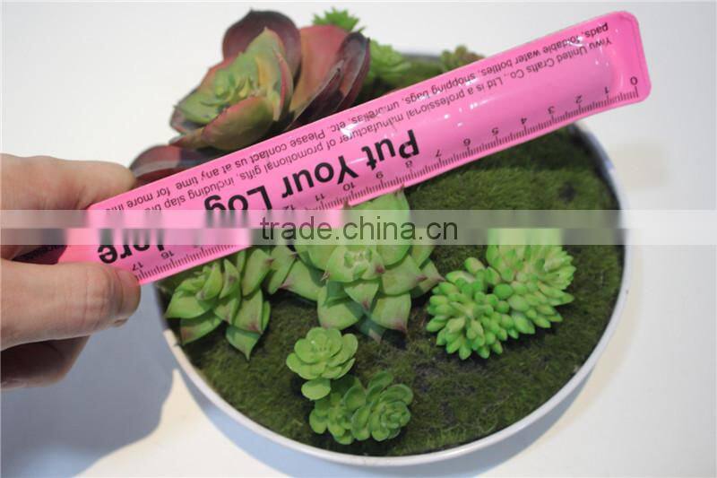 brand name plastic small multicapacity process artificial round plate bonsai decor