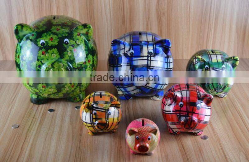 New Product ceramic nice tattooing dog saving bank