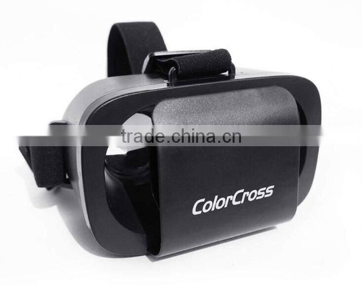 New design patent good quality color cross vr,3d vr glasses,vr shinecon supplier