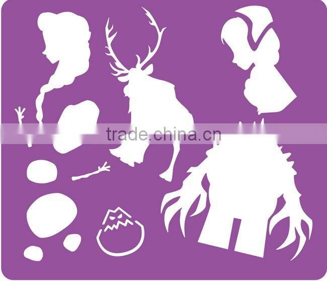 Interesting Cartoon Plastic Drawing Stencil For Kids Funny