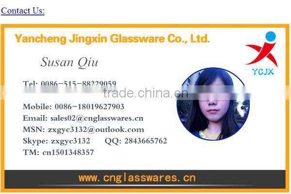 clear glass candle holder