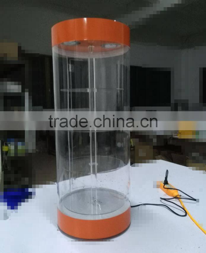 Custom China wholesale floor stand acrylic retail display case/locking acrylic display case