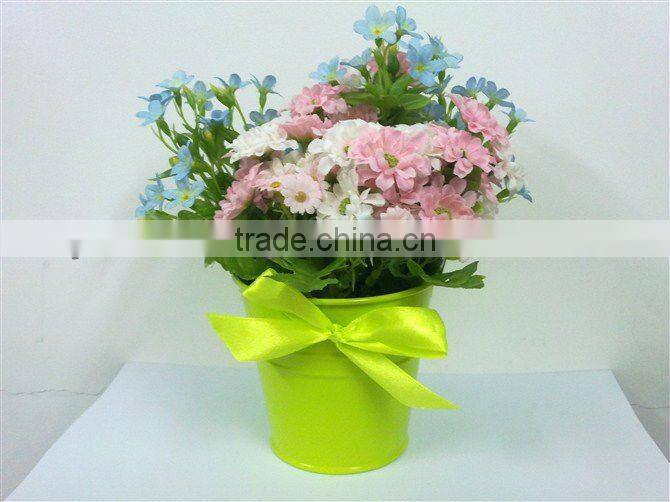 eco-friendly decorative metal pot