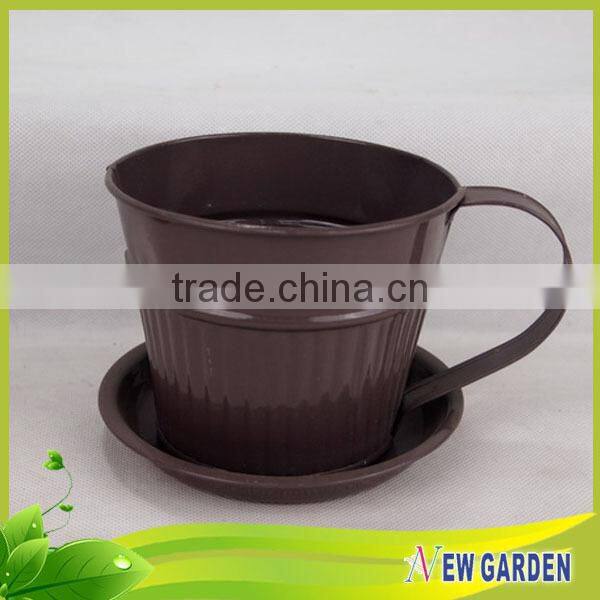 2015 Newgarden top grade waterpoof cup shape mini flower pot