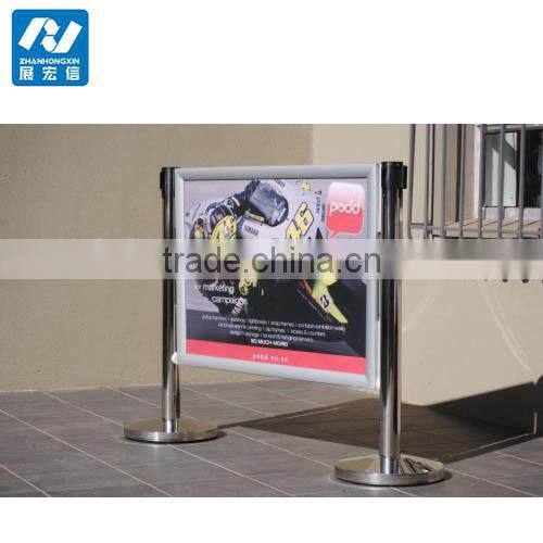 high quality advertising cafe barrier stand systems