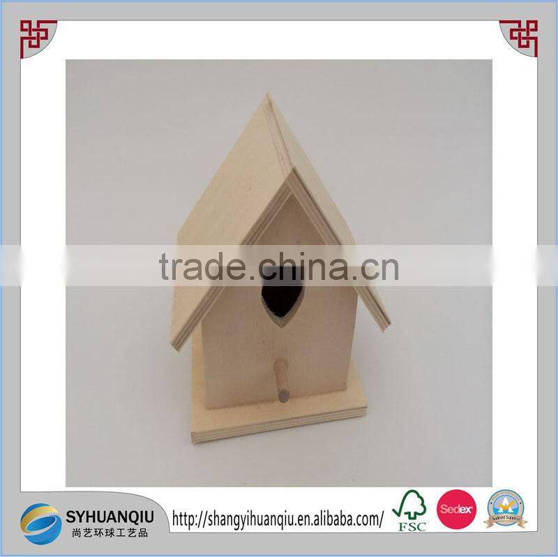 house type handmade and solid wood material wooden money box