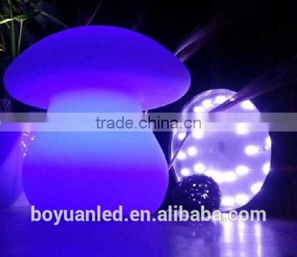 Mushroom Shape Plastic LED home furniture decoration table lamp