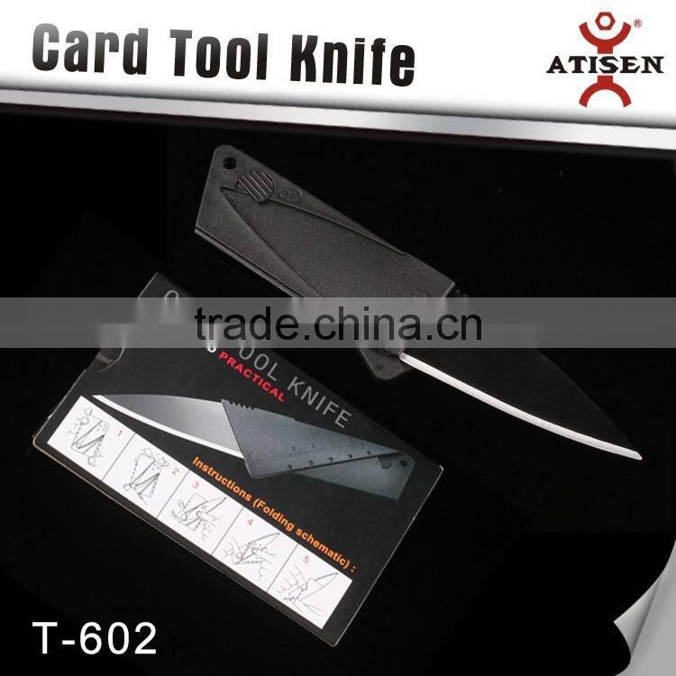 Hot Sale Folding Credit Card Knife Outdoor Survival Camping Multi Tools