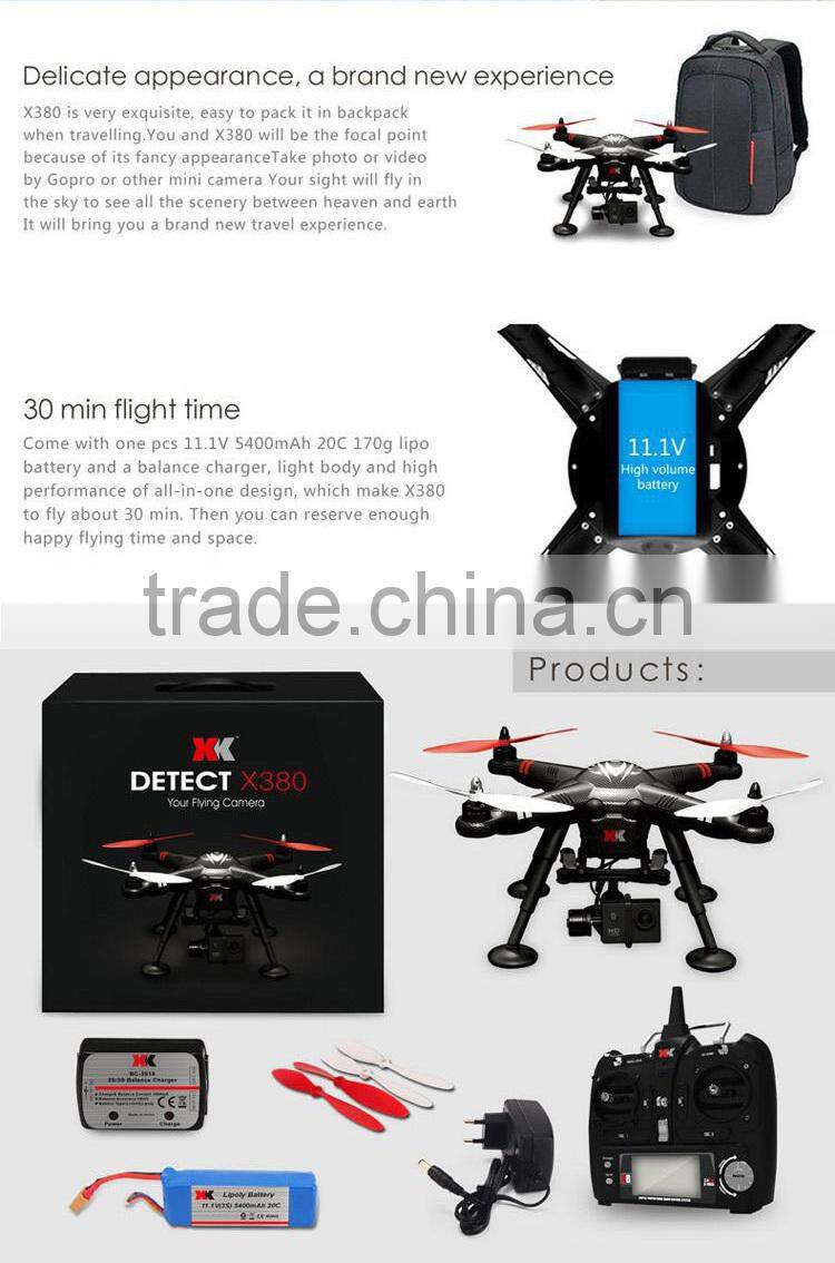 XK Detect X380 X380-A X380-B X380-C rc drones with hd camera and gps professional