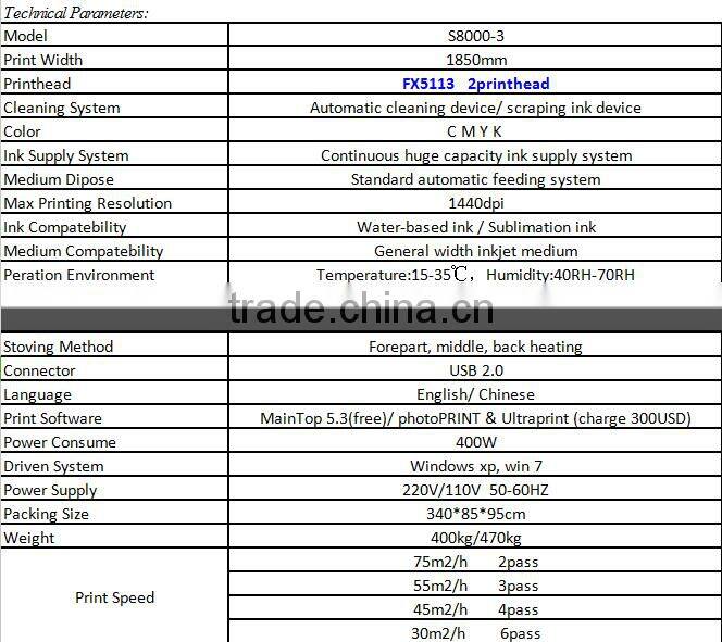 Cloths Printer,Cloths, textile printer Usage and Multicolor Color & Page digital printing machine QS8000-3