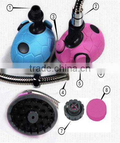Multifunction bath apparatus plastic pet head