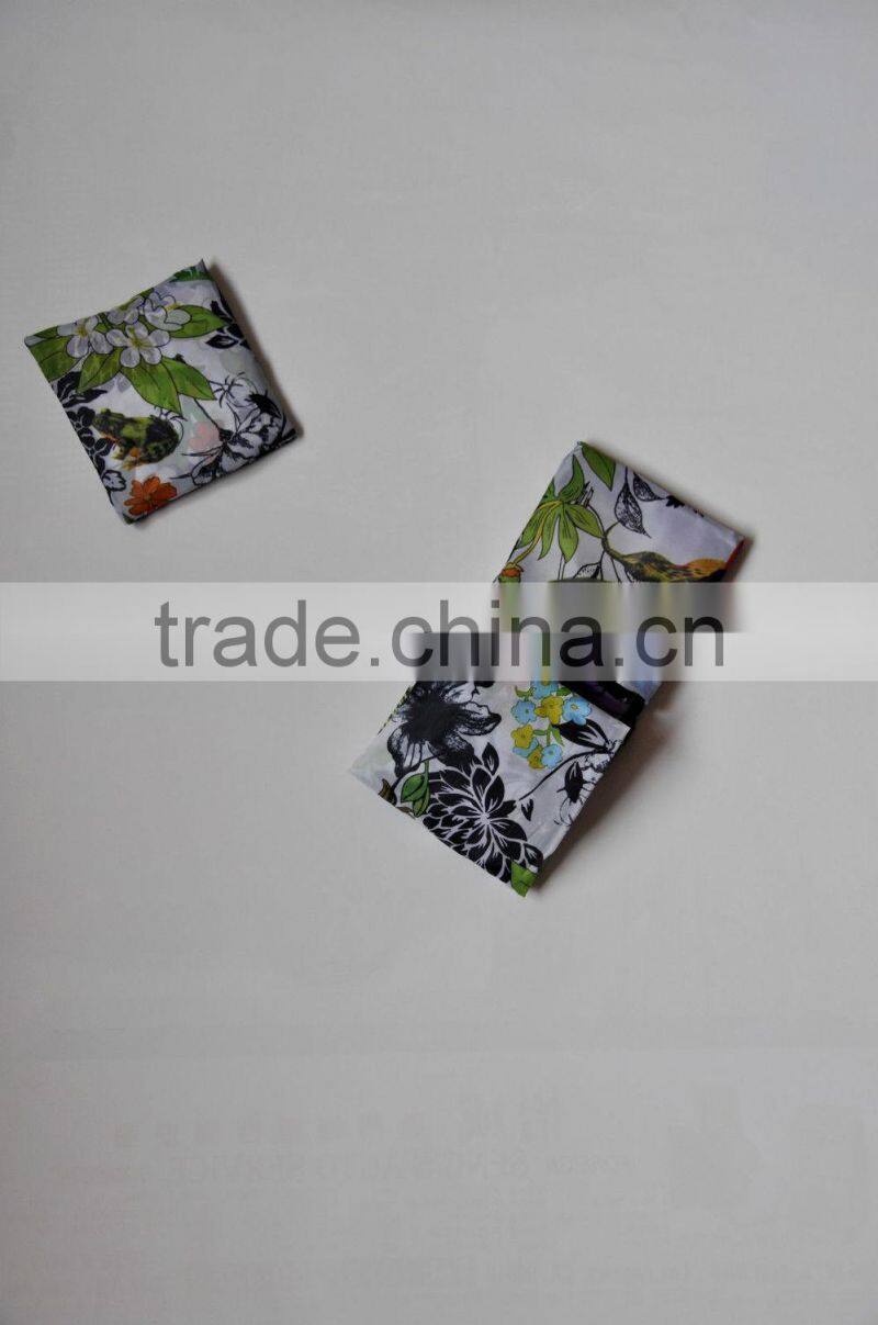 Eco Reusable Foldable Shopping Tote Bag cute Cartoon printing folding bags