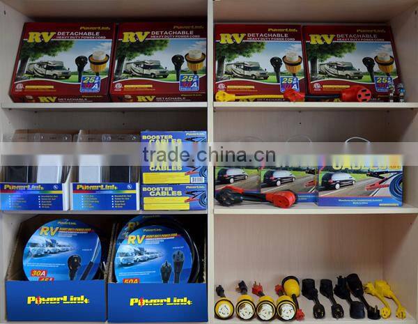 S20110 8' Foot Trailer Light Plug Wire Harness 7 Way RV Cord Connector Plug Camper Tow