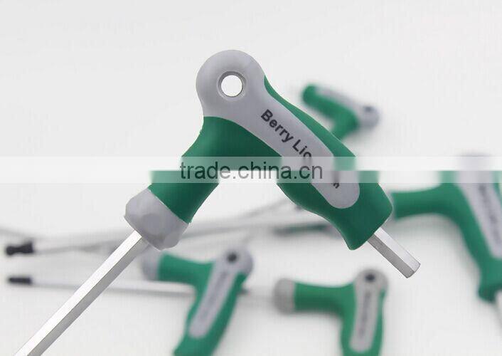 Berrylion T Type Inner Hex key Spanner CR-V Hex Key Spanner 2-10mm Spanner