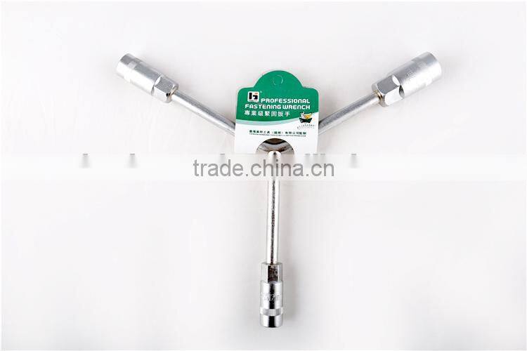 Y Type Socket Wrench with Emergency Tire Repair Kit