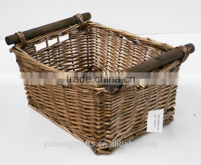 handmade traditional willow basket