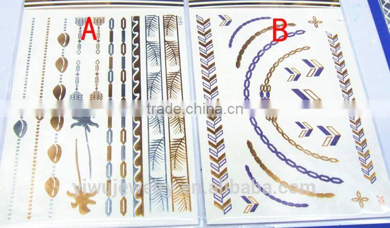 T001-010 Sexy Women Body Printing Temporary Tattoo Sticker