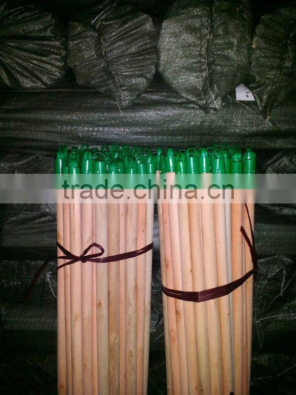 Mexico screw natural wooden broom stick