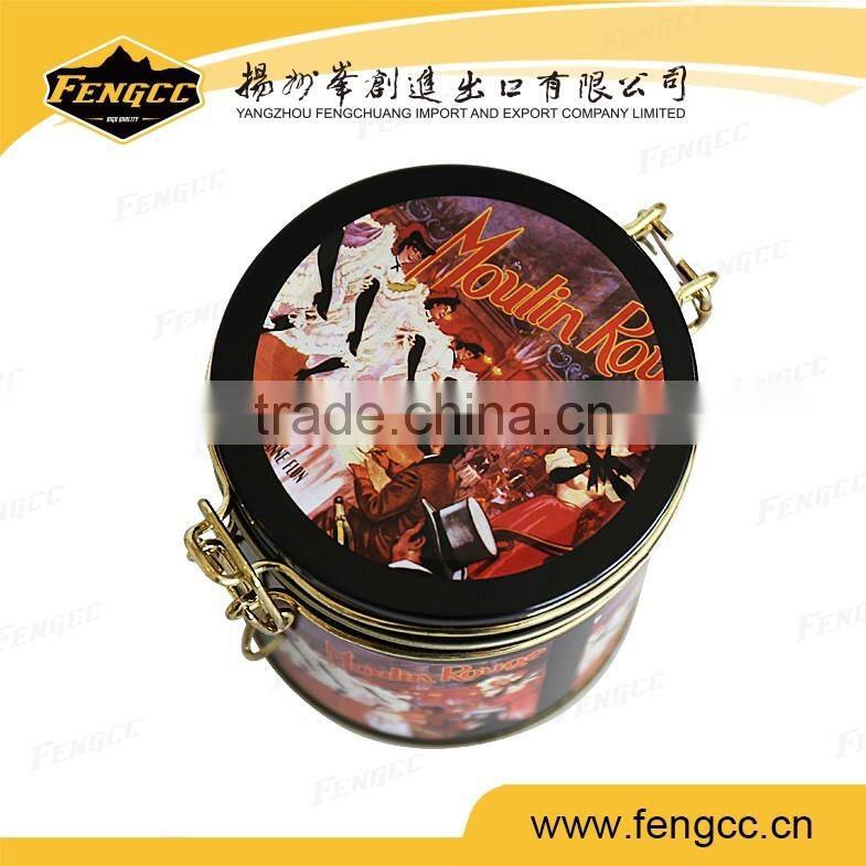 Ultra cheap custom made metal christmas tin box