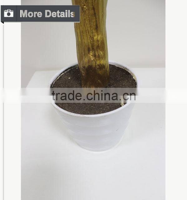 Golden artificial tree branches wedding hall centerpieces christmas decoration